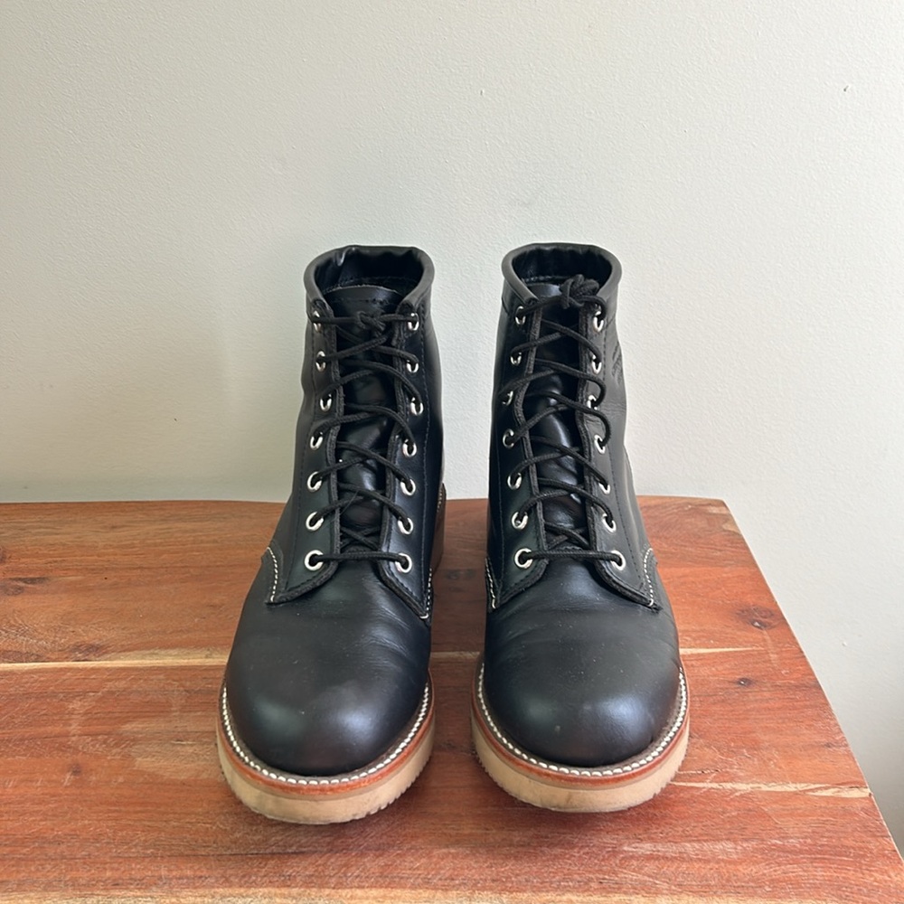 Chippewa 6” Keota Service Boots Black Leather (like new condition) wmns size 8 - Picture 3 of 7